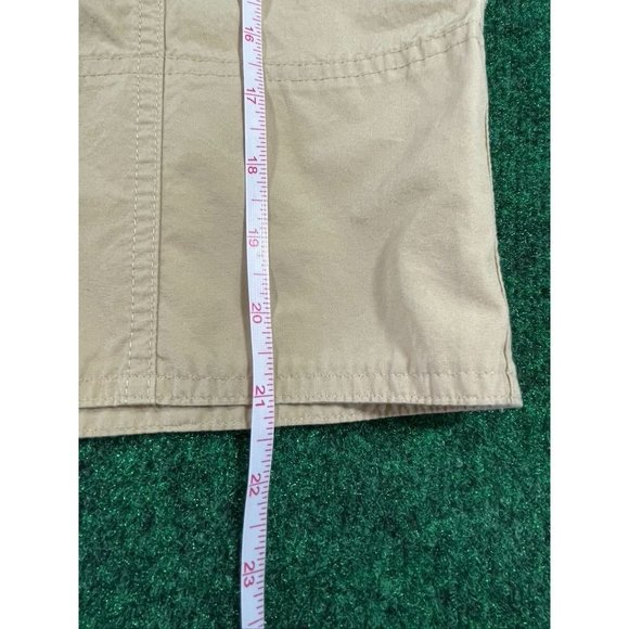 Patagonia Tan‎ Organic Cotton Outdoor Shorts Womens Sz 8 - Picture 5 of 9